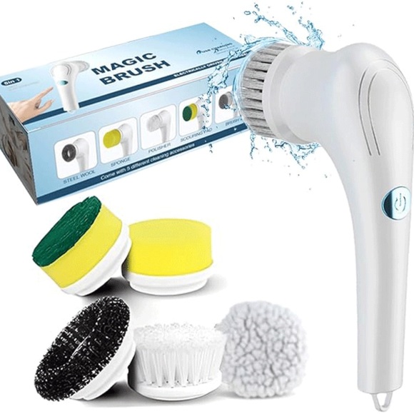 magic brush Other - Magic deep cleaning dusting Electric Spin Scrubber Brush Head handheld tool